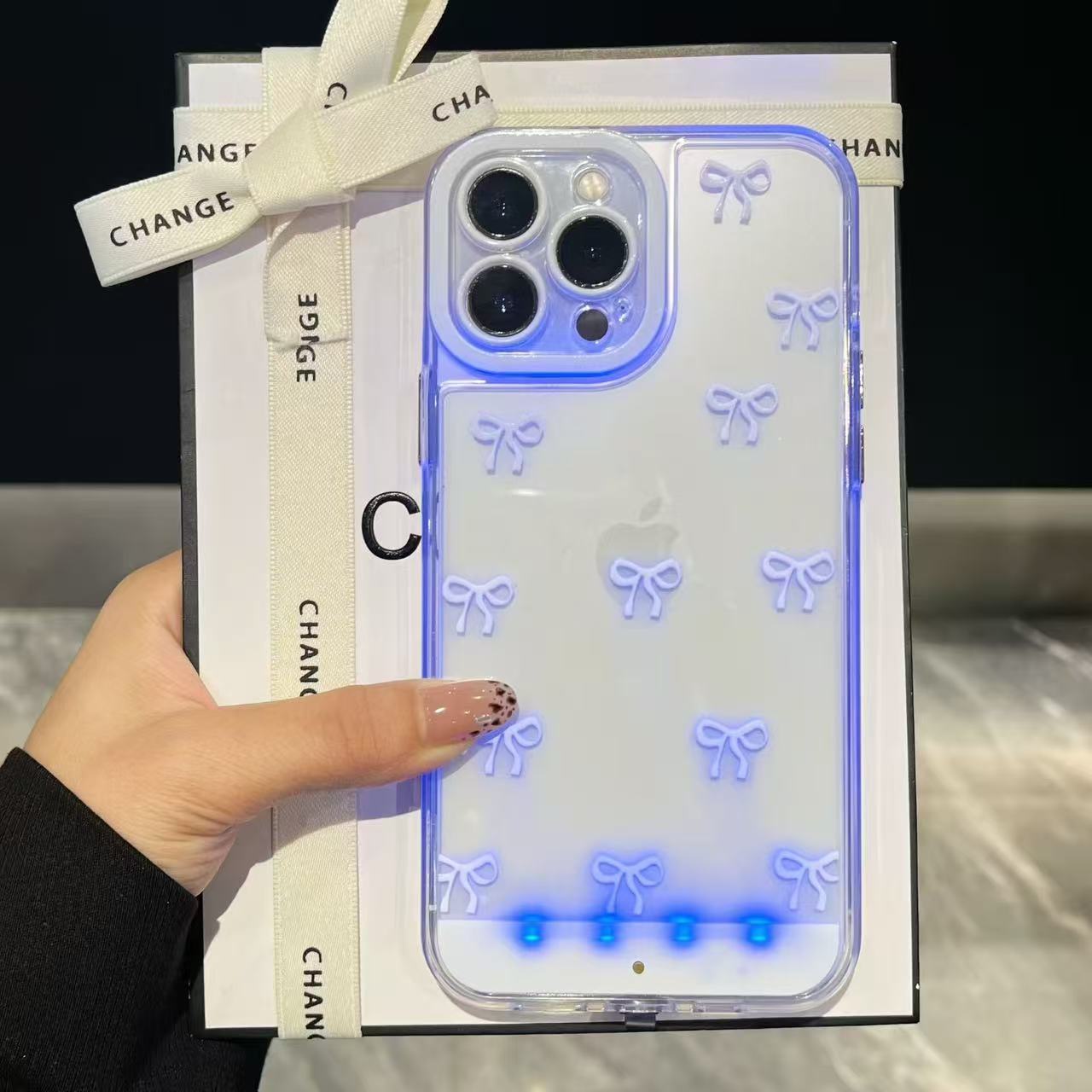 LED Bowknot Phone Case